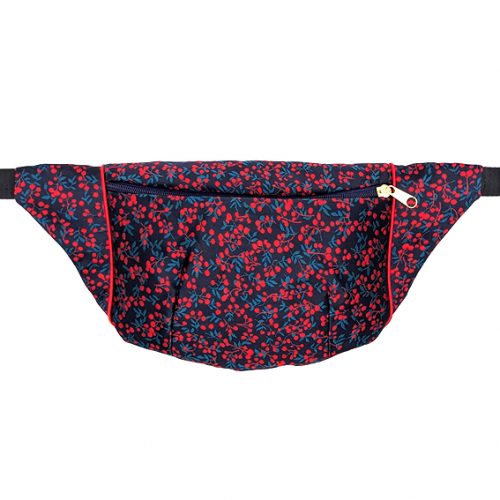 sac banane Lyon créateur création artisanale velours jacquard tissu irisé brillant léopard bumbag fannypack sac bandoulière pochette accessoire