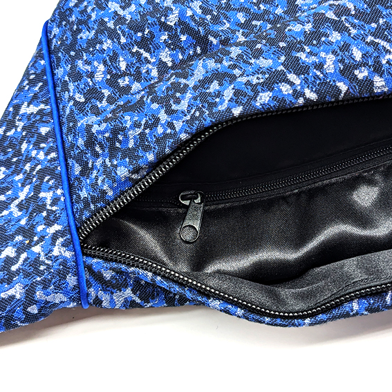 sac banane Lyon tissu jacquard irisé brillant Français artisanal fait main créateur bumag fannypack