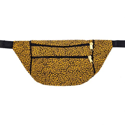 sac banane tissu léopard panthère accessoire textile fabriqué à Lyon artisanal création créatrice