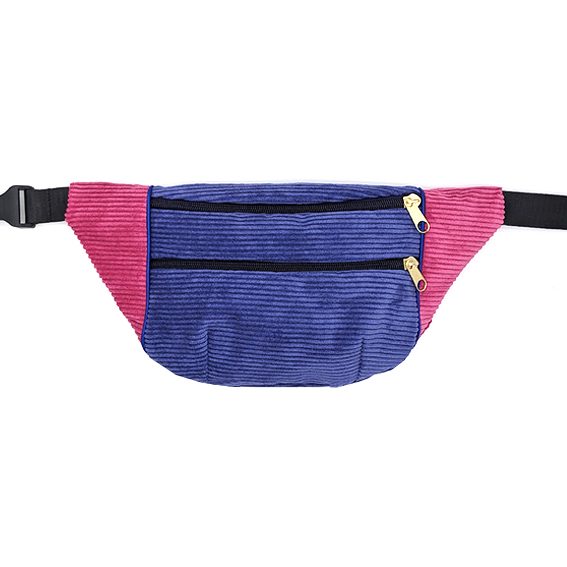 sac banane Lyon velours fuchsia violet créateur accessoires sacoche pochette bandoulière waistbag fannypack bananabag